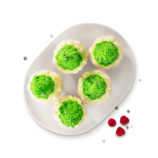 Cupcakes sapin de Noël