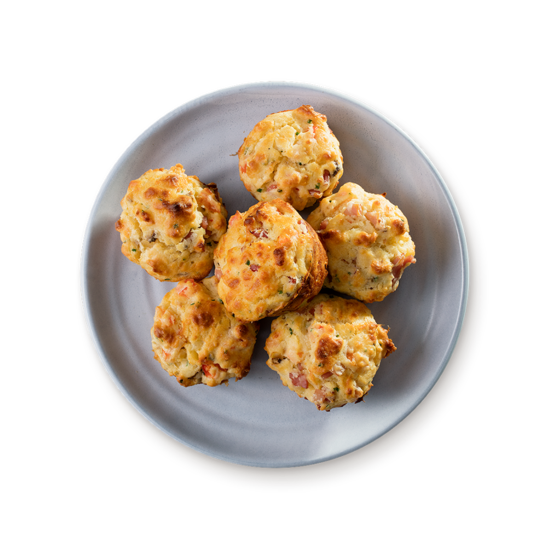 Muffins super savoureux au jambon