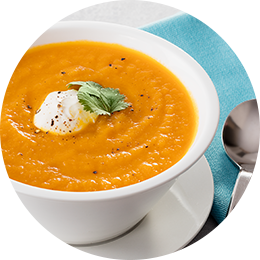 Soupe de carotte épicée