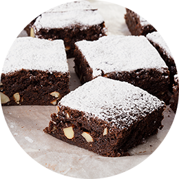 Brownies au chocolat et aux amandes