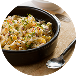 Pâtes gourmandes façon mac & cheese 