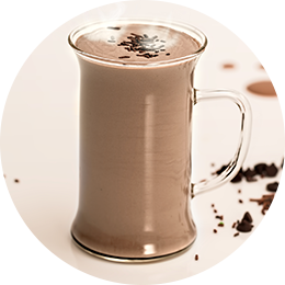 Smoothie choco-fruits rouges et banane