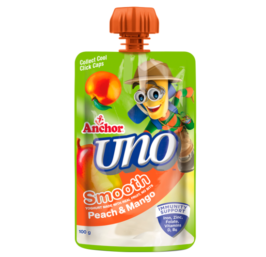 Anchor Uno Peach Mango Yoghurt Pouch