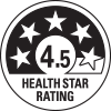 4.5 health star rating