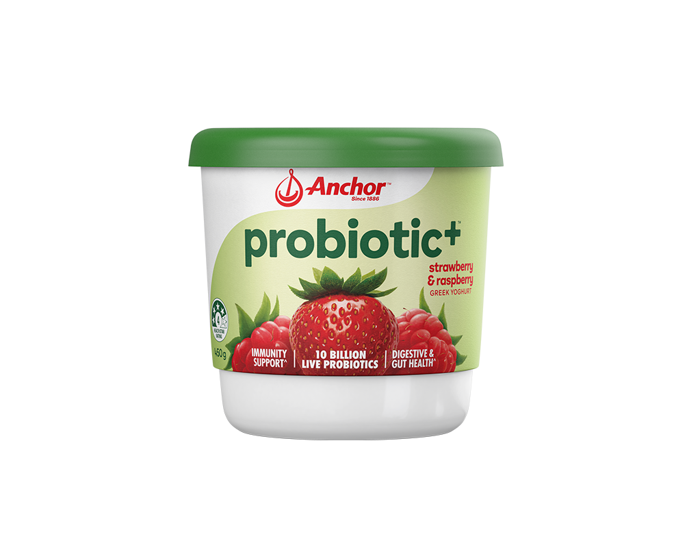 Anchor Probiotic+ Strawberry & Raspberry