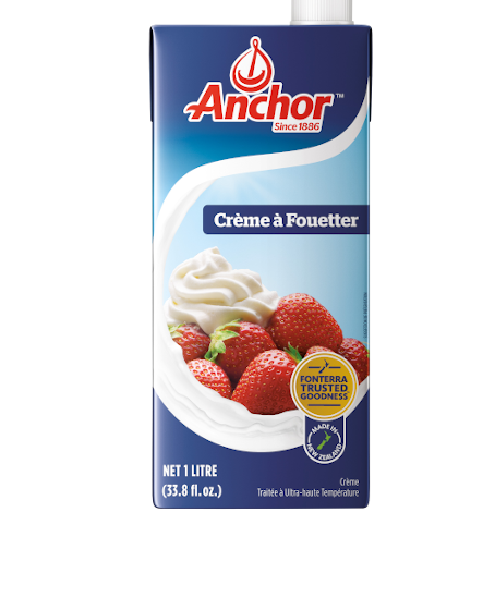 Crème à fouetter