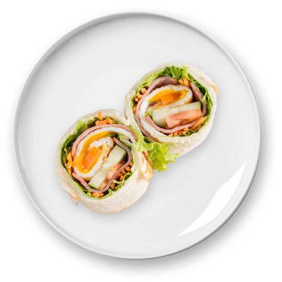 Roulés jambon-fromage