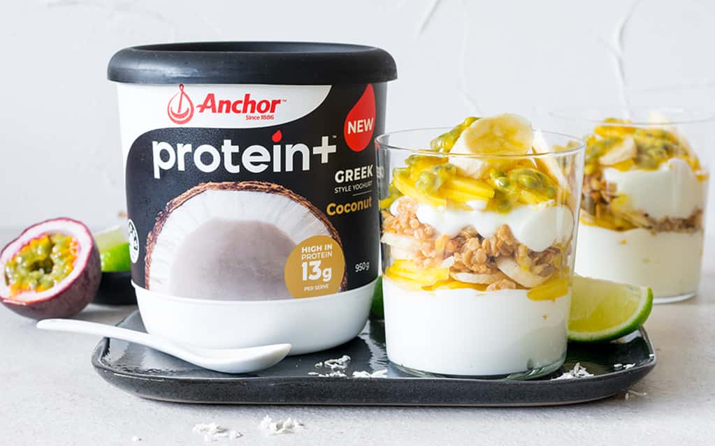 Anchor Protein+ Tropical Parfaits