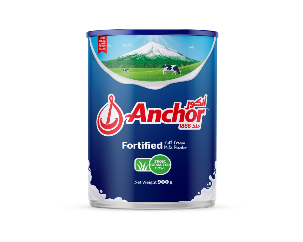 Anchor Fortified Full Cream Milk Powder can