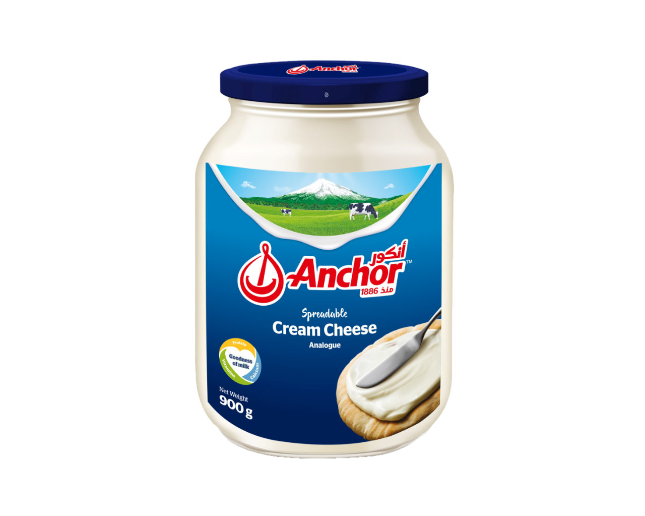 Anchor Spreadable Cream Cheese jar