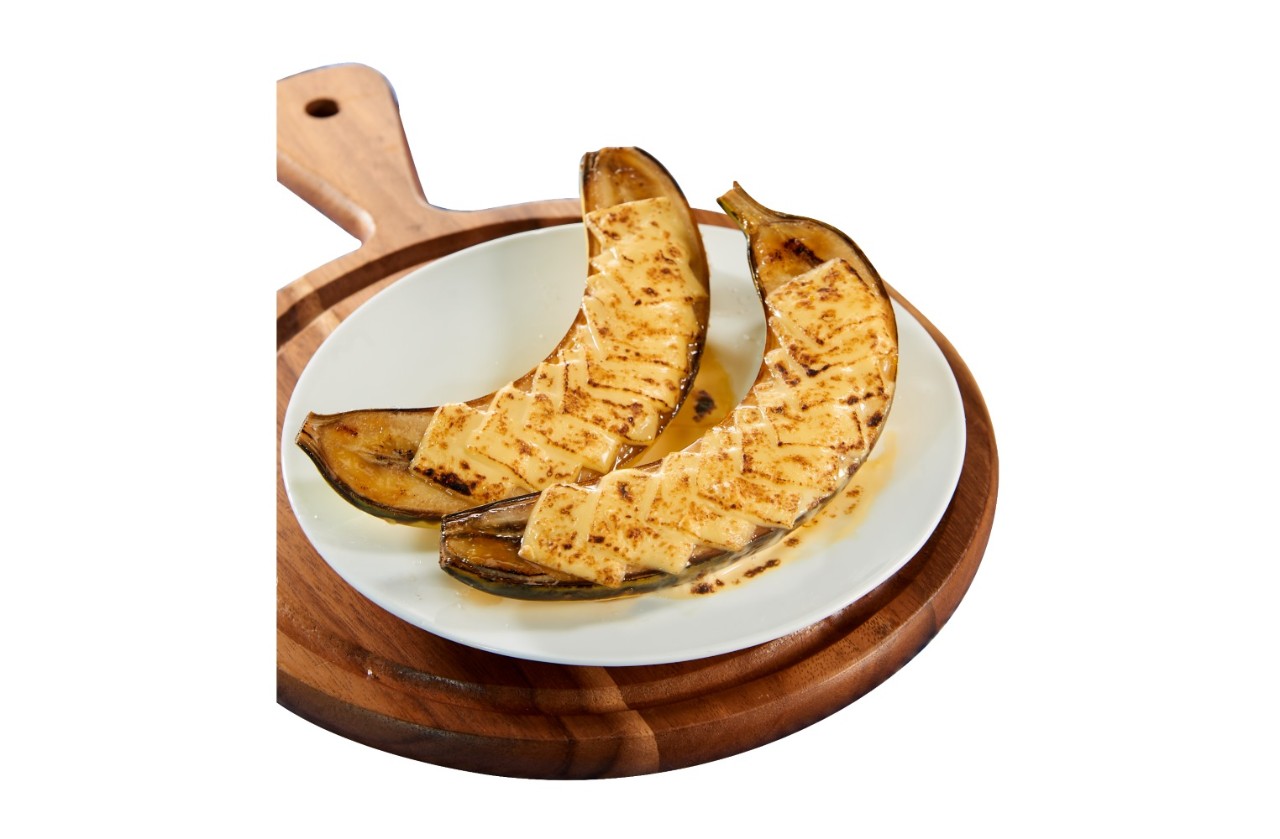 Cheesy Air Fried Bananas Delight
