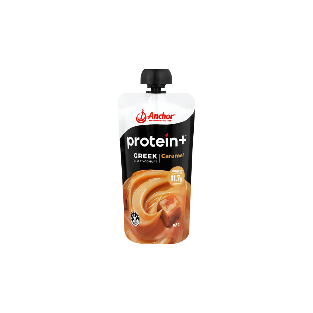 Anchor Protein Plus Caramel Yoghurt Pouch