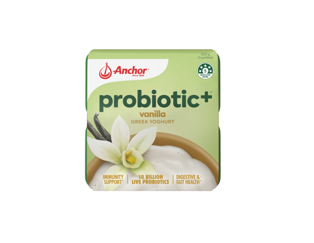 Anchor Probiotic+ Vanilla 4pk