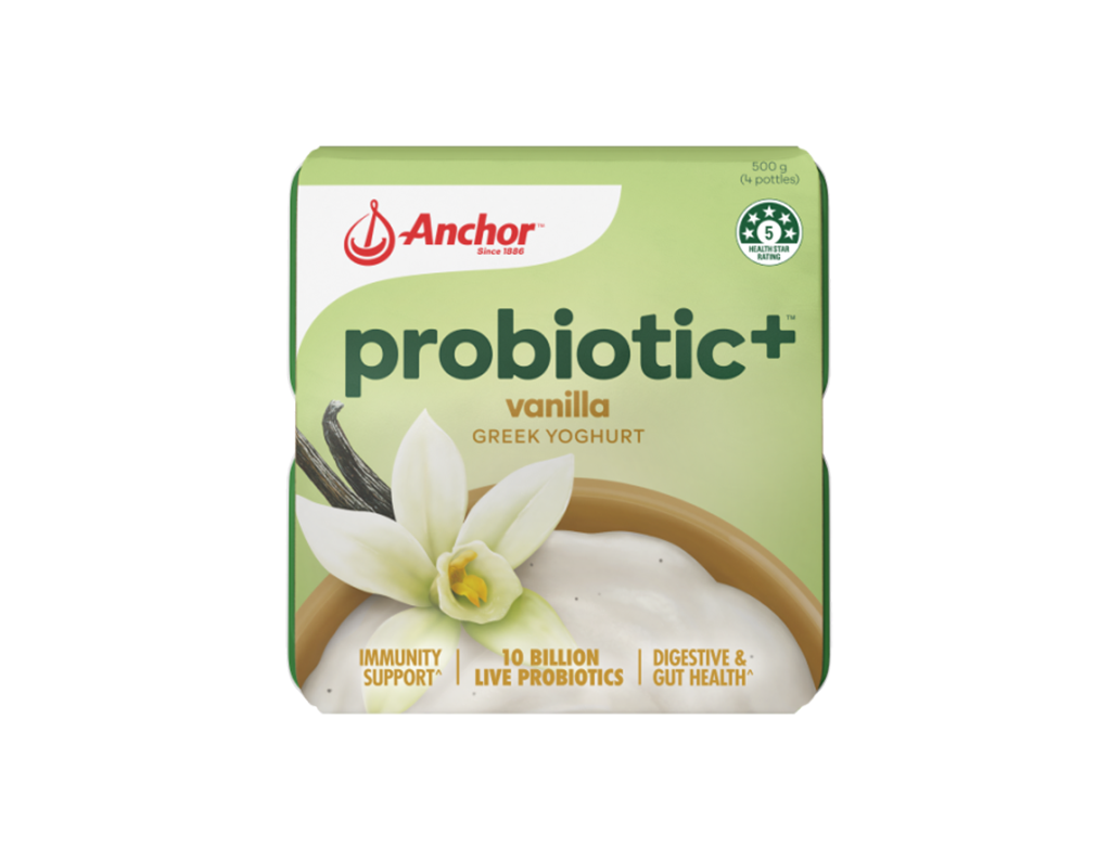 Anchor Probiotic+ Vanilla 4pk