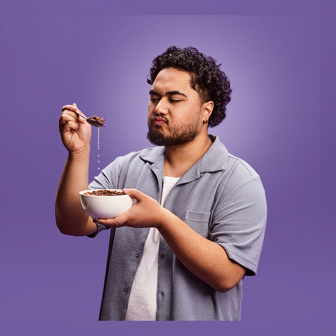 rediscover cereal with zerolacto milk
