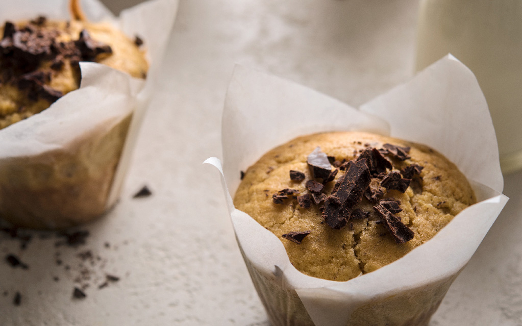 Chunky Chocolate Chip Muffins