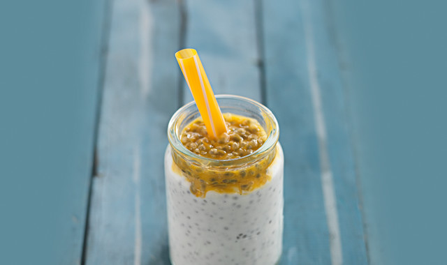 Passionfruit, Vanilla and Chia Smoothie