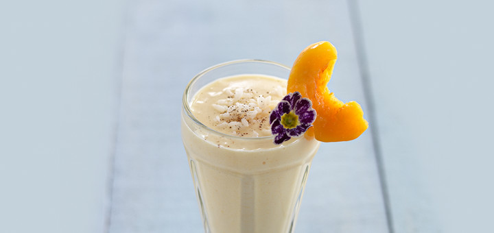 Peach Rice Pudding Smoothie