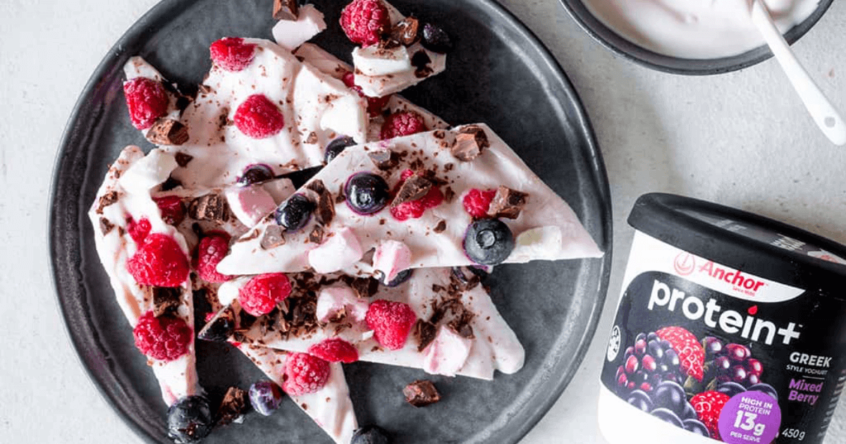 Anchor Protein+ Ambrosia Yoghurt Bark