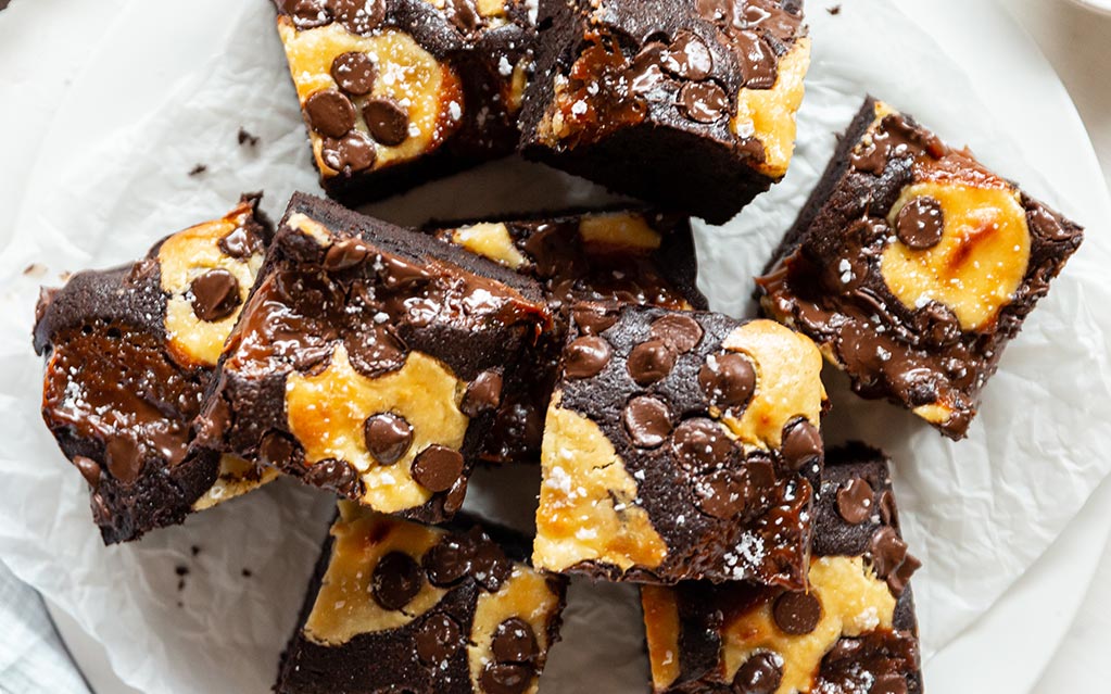 Salted Caramel Cheesecake Brownie