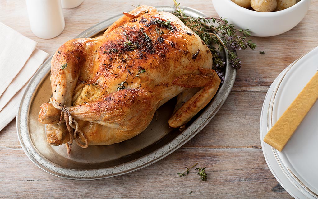 Roasted Chicken with Stuffing