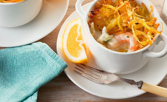 Potato-topped Seafood Pie