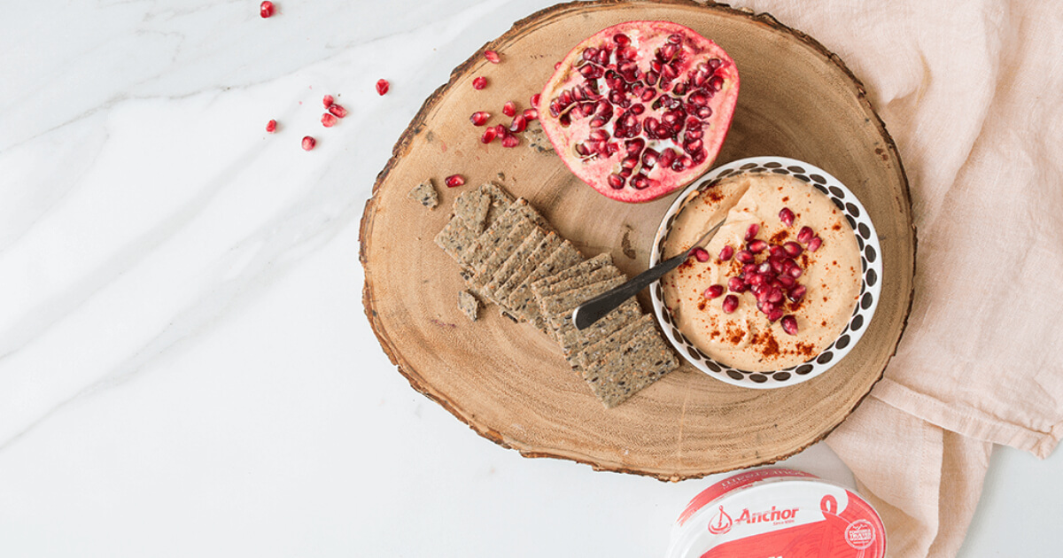 Tahini & Smoked Paprika Dip  with Pomegranate