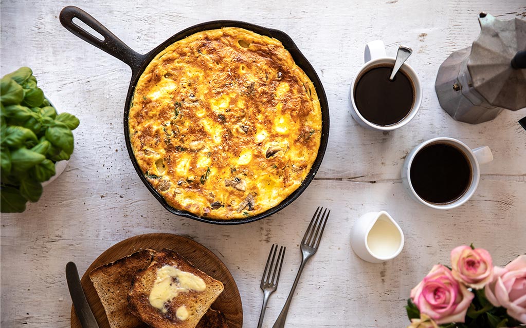 Cheese and Herb Frittata