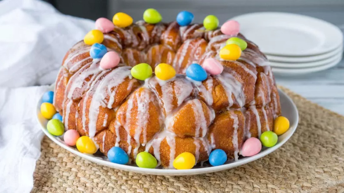 Easter Monkey Pull Apart Bread