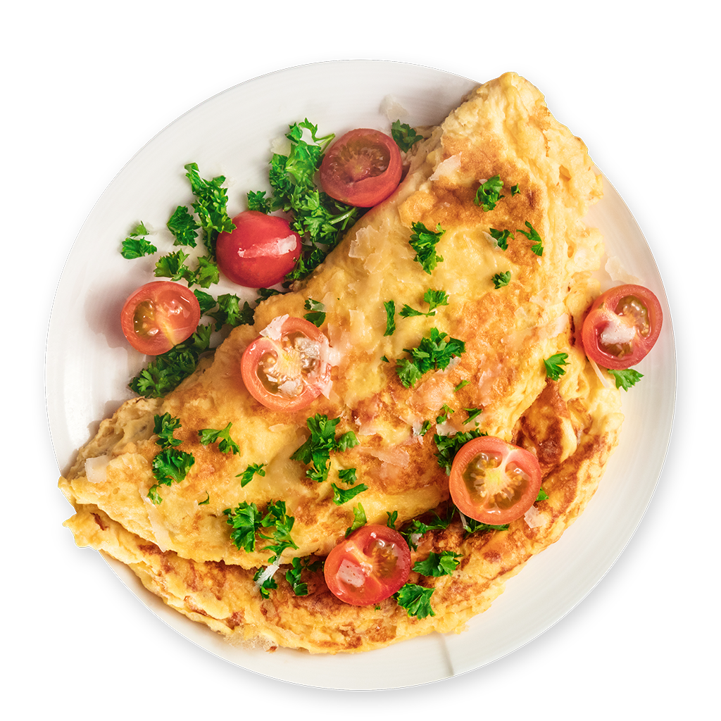 cheesy omelette wrap