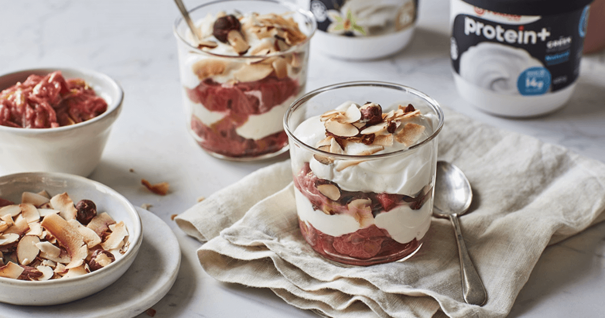 Rhubarb Breakfast Pots