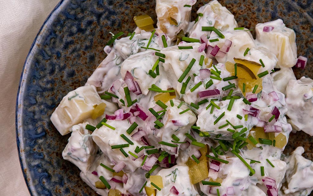 Greek Yoghurt In A Potato Salad
