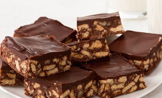 Unbaked Chocolate Slice