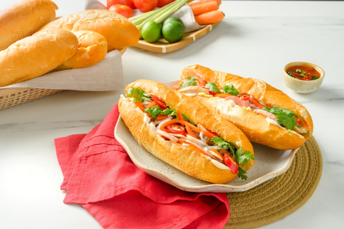 Cheesy Banh Mi
