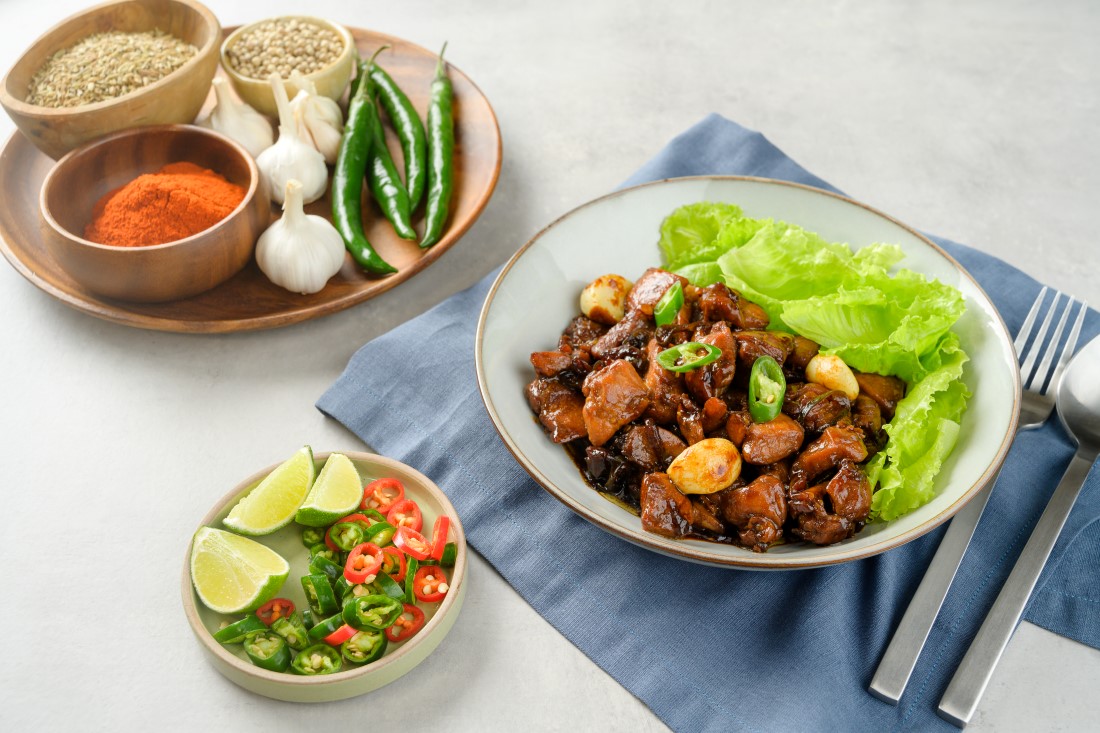 Gà Chiên Bơ